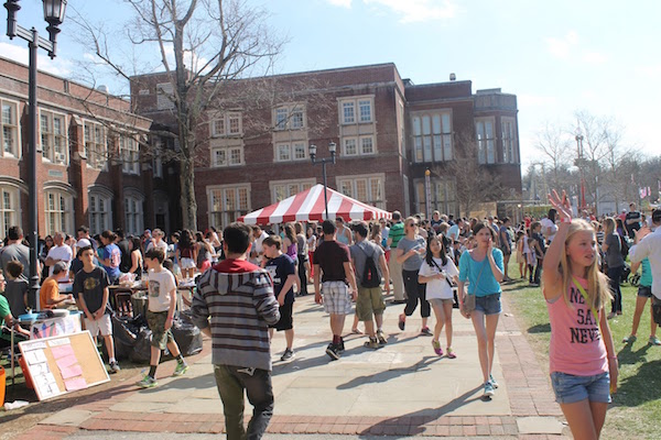 A big crowd attended the Carnival on Satursday April 18