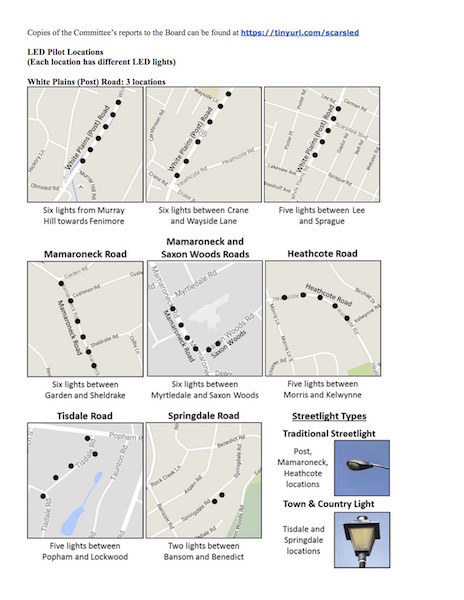 Scarsdale LED Streetlight Pilot Program - Press Release - 7.19.17