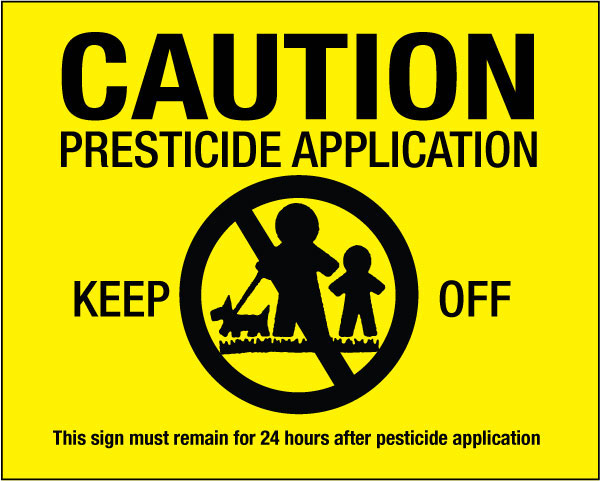 caution pesticide