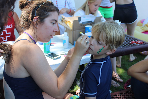 face painting scarsdale pool