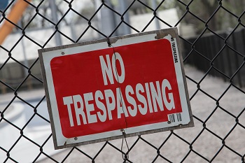 Virginia Trespassing Sign