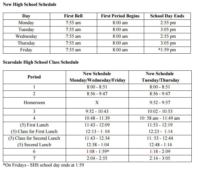 hsschedule