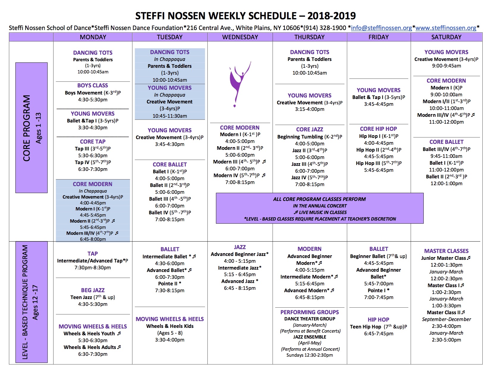 NossenSchedule
