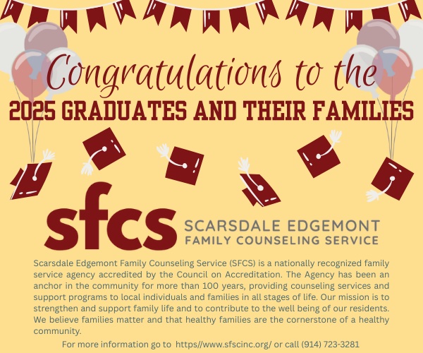 Scarsdale Family Counseling Service GradAd 2025