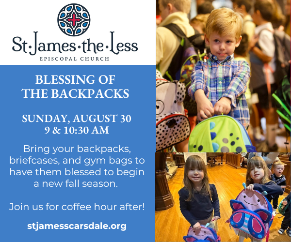 St. James Blessing of the Backpacks