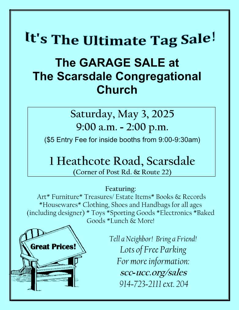 25 Garage Sale Flyer