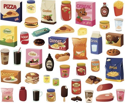 List of on sale processed foods