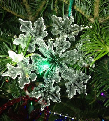 acrylic snowflakes
