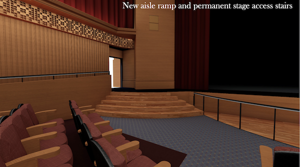 auditorium stairs