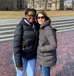 TNaysia and Tara Villanova Accepted Students Day